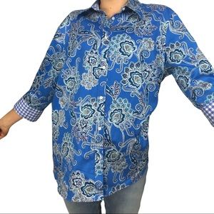 CHAPS BANDANA BUTTON DOWN